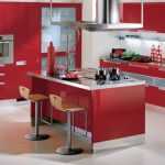 Kırmızı mutfak dekorasyonları