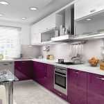 Mor renkli mutfak dekorasyonları