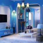 Mavi Tonda Salon Dekorasyonları