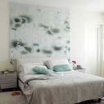 feng shui açık renk yatak odası dekorasyonu