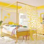 sarı feng shui yatak odası dekorasyonu