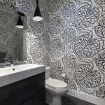 en güzel banyolar için suya neme dayanıklı duvar kağıtları