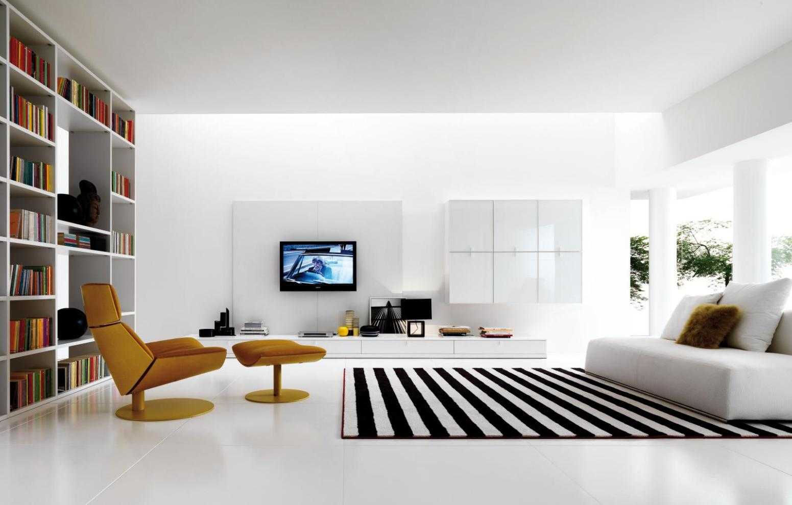 minimalist salon dekorasyonu