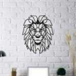 dekoratif duvar dekorasyonu aslan