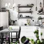 retro siyah beyaz mutfak dekorasyonu