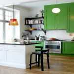 renkli sade mutfak dekorasyonları