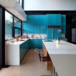 Mavi mutfak dekorasyonları