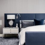 Çilek mavi yatak odası