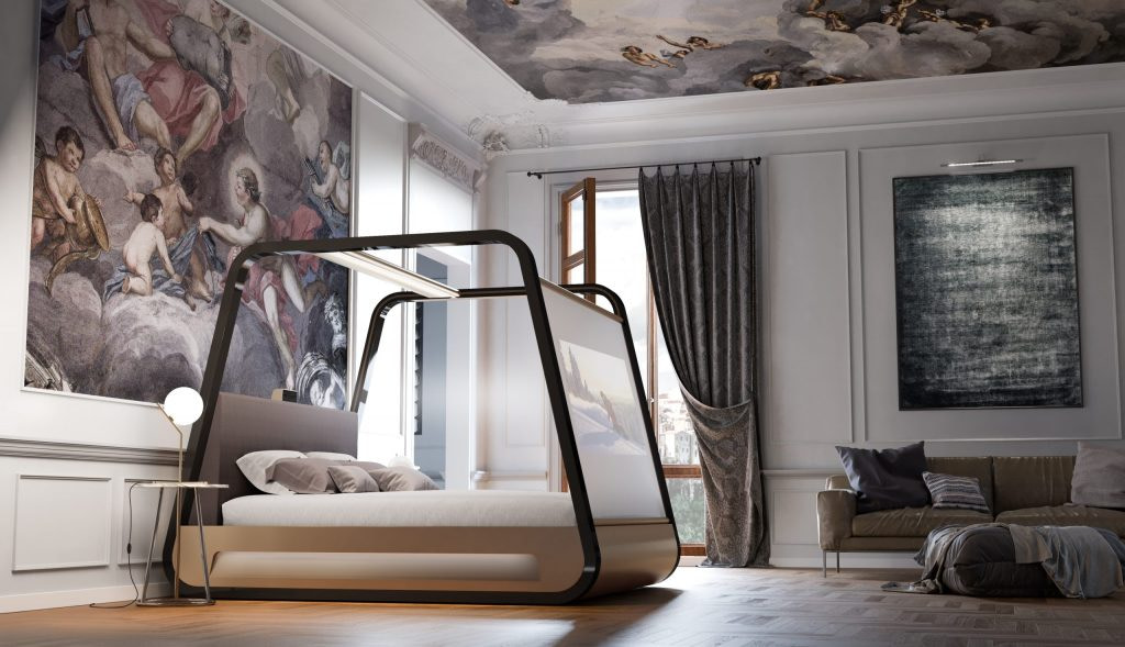 modern yatak odası dekorasyonu