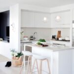 Beyaz mutfak tasarımı