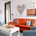 Oturma Odası Portakal Renk Kullanımı